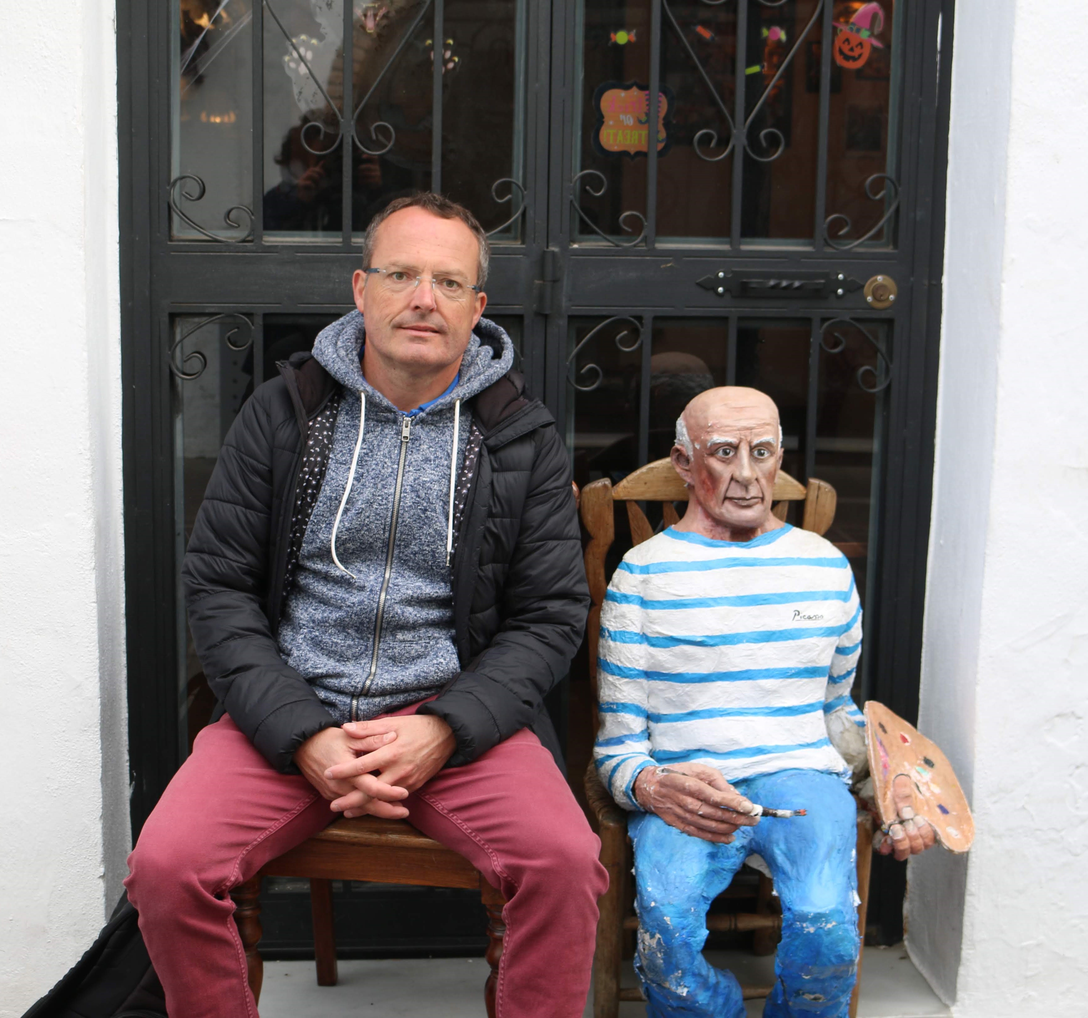 Portrait de l'artiste peintre Hervé Chardon